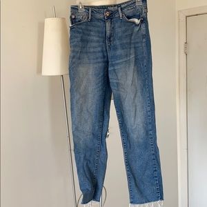 Levi’s, high rise ankle slim jeans